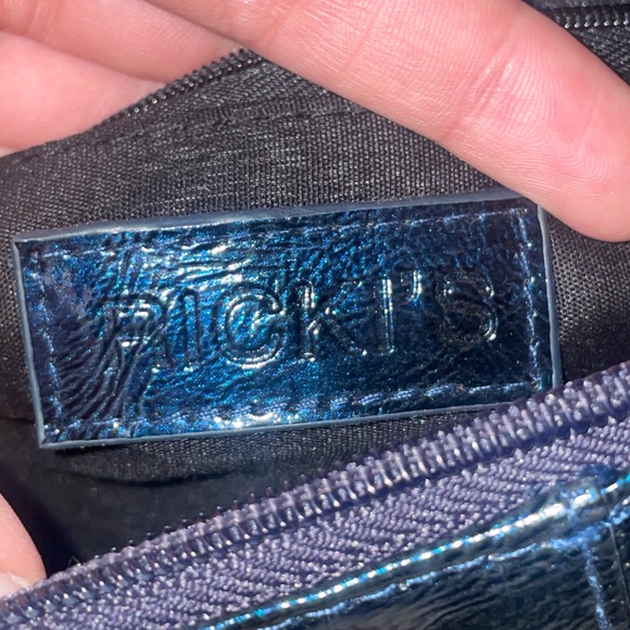 Midnight Blue Patent Leather | Y2K Shoulder Purse - Picture 5 of 13